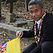 NIUE ISLANDER PAYS HIS RESPECTS IN HORNCHURCH