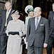 Queen & Duke Of Edinburgh leave Westminster Abbey