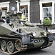Spartan CVRT armoured personnel carrier in London SW1